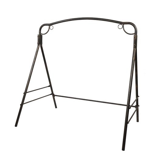 Outdoor Garden Iron Art Swing Frame Bronze