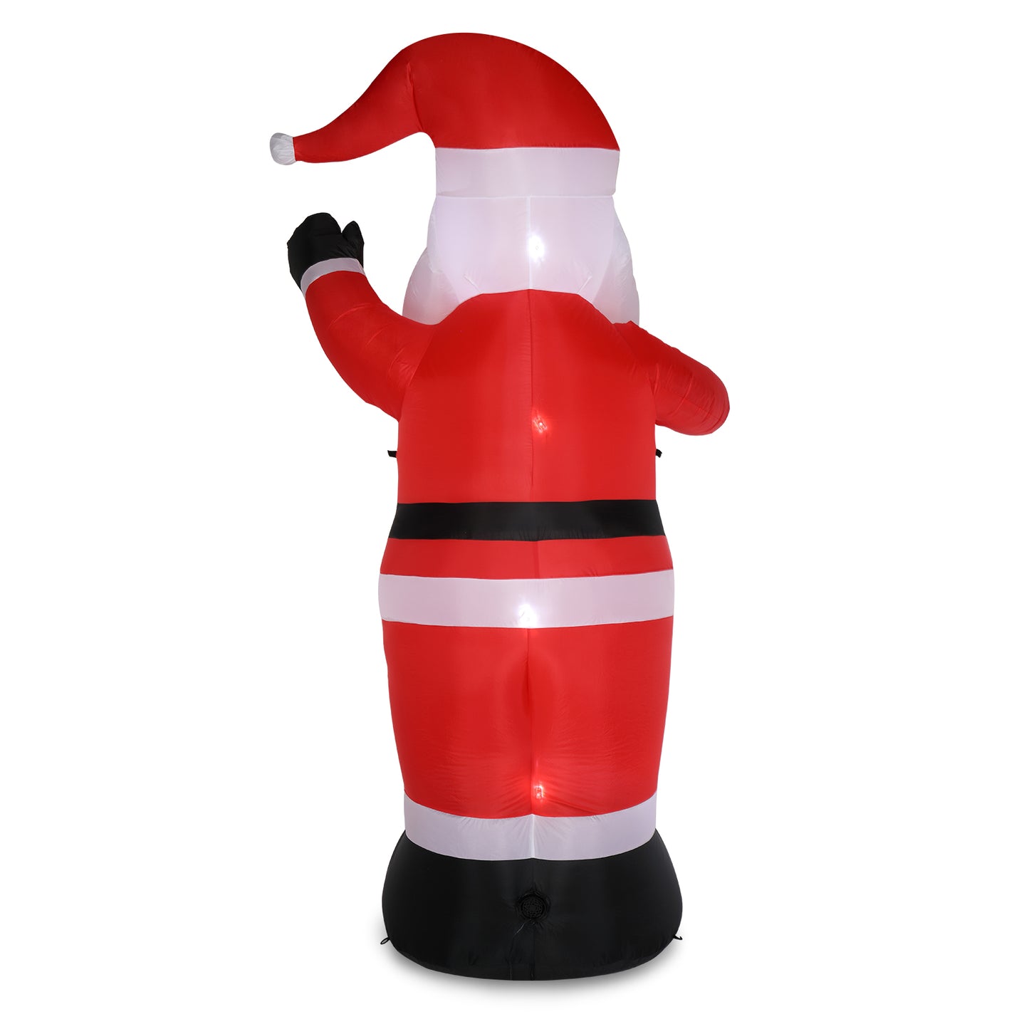 8ft with 4 String Lights Inflatable Garden Santa Claus Decoration