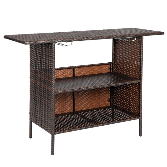 Modern Stylish And Beautiful Bar Table Brown Gradient