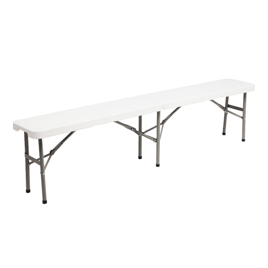 6FT Outdoor Courtyard Foldable Bench