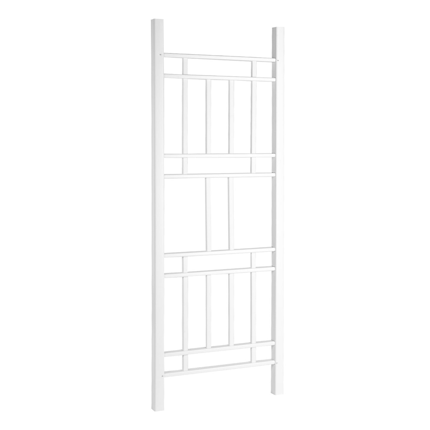 Garden Trellis 28"W x 75"H for Climbing Plants, Vinyl Trellis Indoor Outdoor Plant Support for Vines, Flowers, Vegetables, White