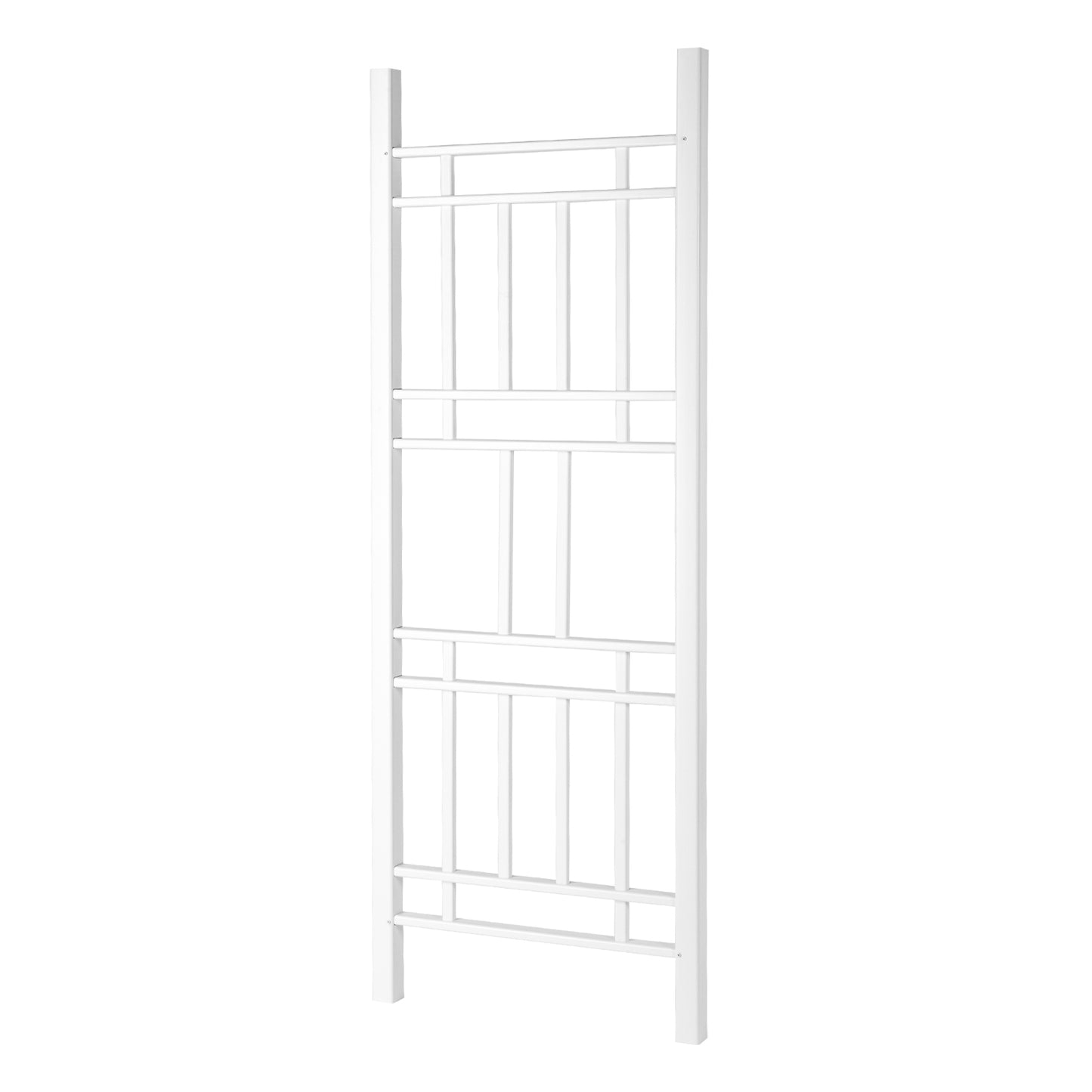 Garden Trellis 28"W x 75"H for Climbing Plants, Vinyl Trellis Indoor Outdoor Plant Support for Vines, Flowers, Vegetables, White