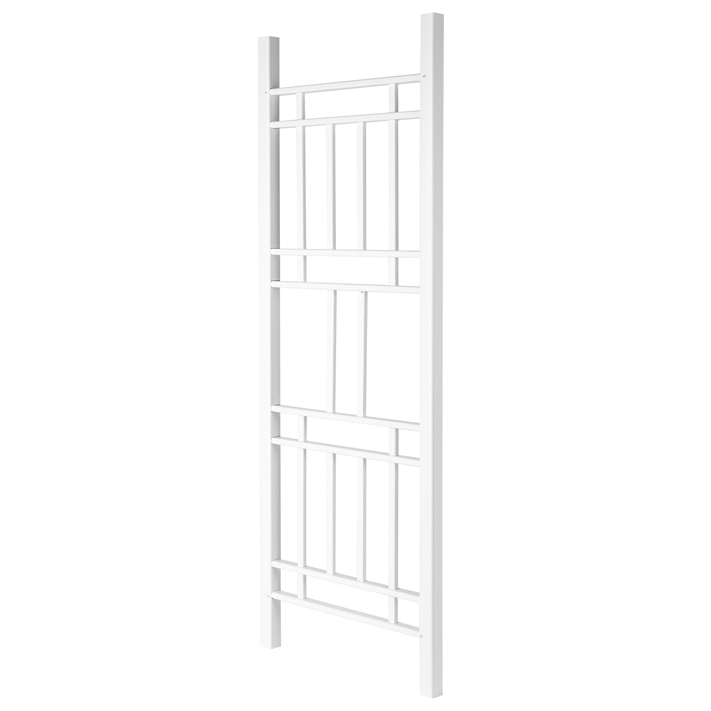 Garden Trellis 28"W x 75"H for Climbing Plants, Vinyl Trellis Indoor Outdoor Plant Support for Vines, Flowers, Vegetables, White