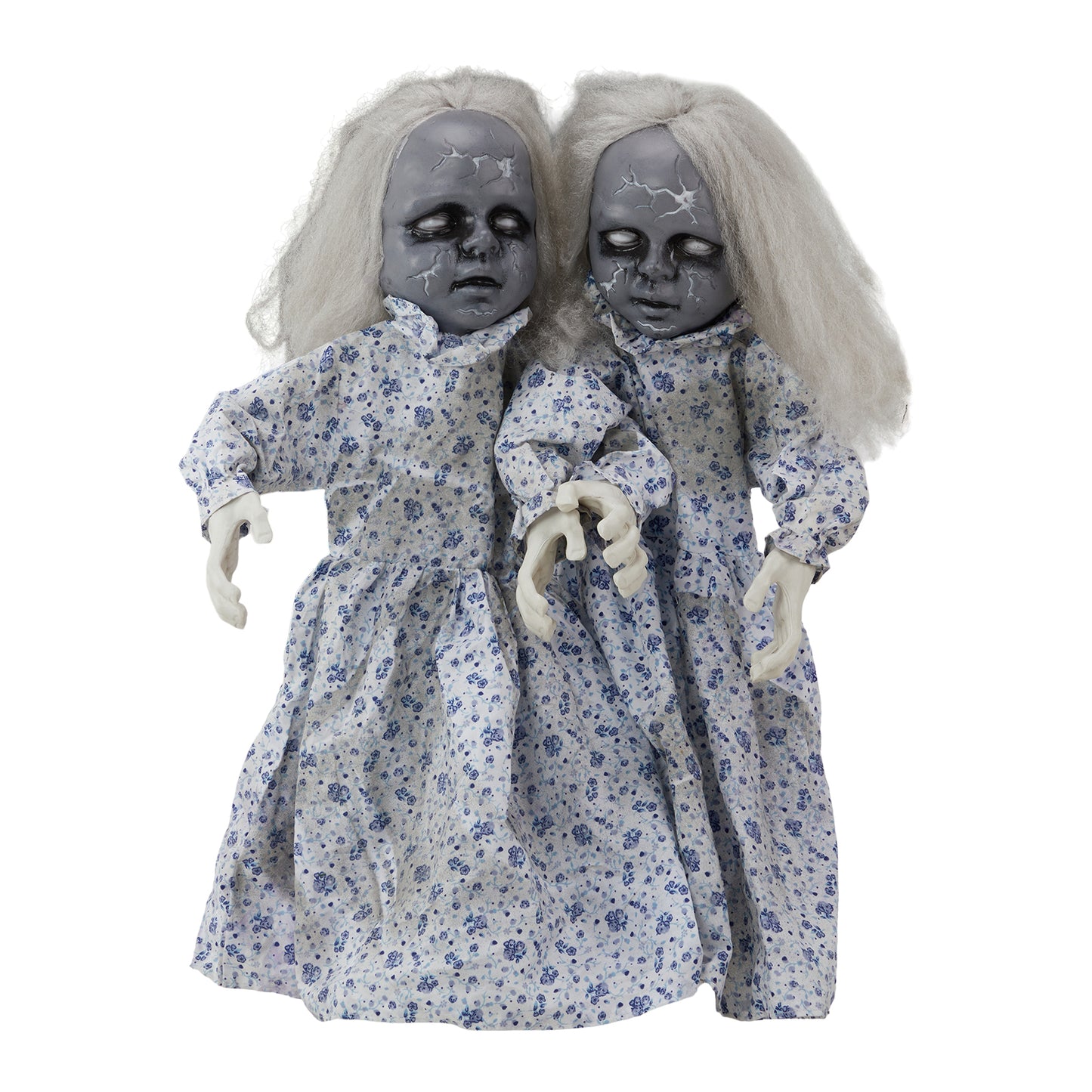 2.8ft Twin Girls Halloween Standing Decoration